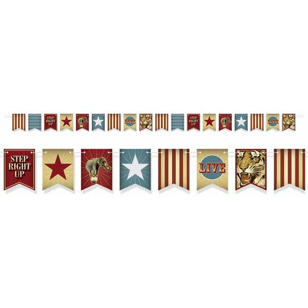 Vintage Circus Streamer