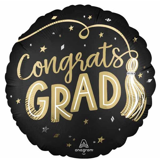 Tassel Congrats Grad 28-Inch Jumbo Foil Balloon