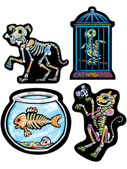 Day Of The Dead Pet Cutouts (4/Pkg) 16