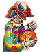 Creepy Clown Back Seat Driver Window Cling