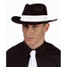 Black Fedora Hat with Black Ribbon