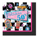 Fabulous 50's Luncheon Napkins, 16 Count