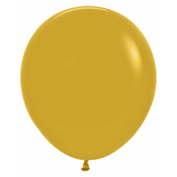 Sempertex Mustard #023 18-Inch Latex Balloons, 25 Count