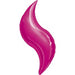 42 Inch Fuchsia Curve SuperShape Foil Balloon