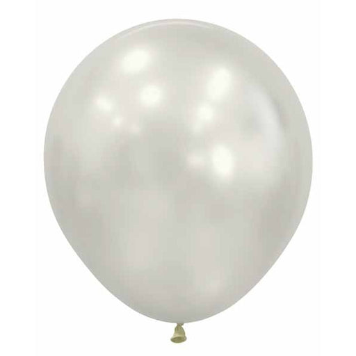 Sempertex Silk Oyster White 18-Inch Latex Balloons, 25 Pack
