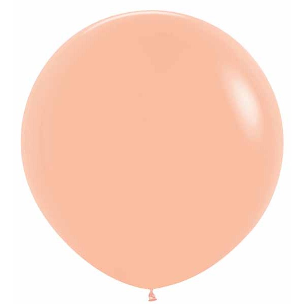 Deluxe Peach Blush 36-Inch Latex Balloons, 2-Pack