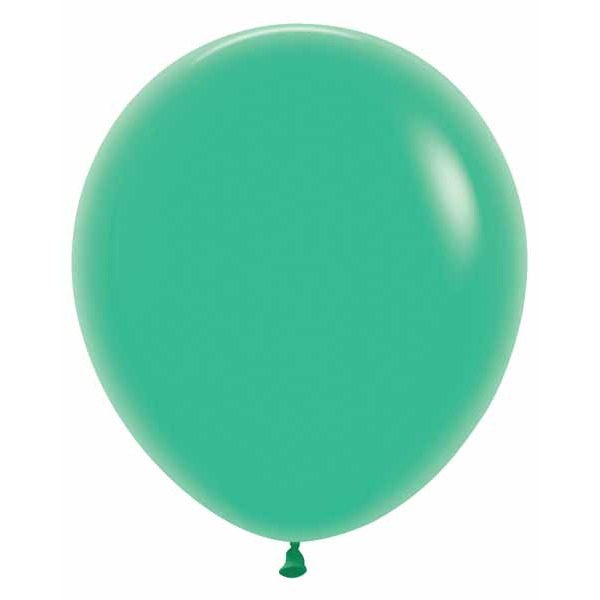 Fashion Green 18-Inch Latex Balloons, 25 Count