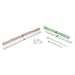 12-Inch White Micro Balloon Sticks, 100-Pack