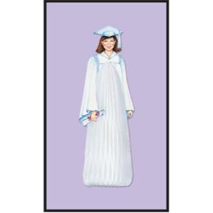 Girl Graduate Centerpiece, 13 Inches