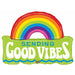 Mighty Good Vibes 37-Inch Shaped Foil Balloon