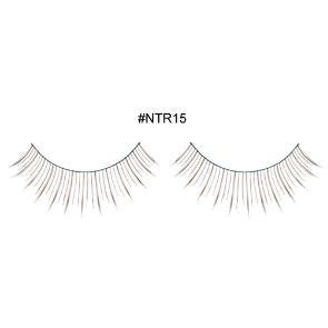 Brown Natural False Eyelashes NTR15
