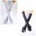 20.5-Inch Black Opera Gloves