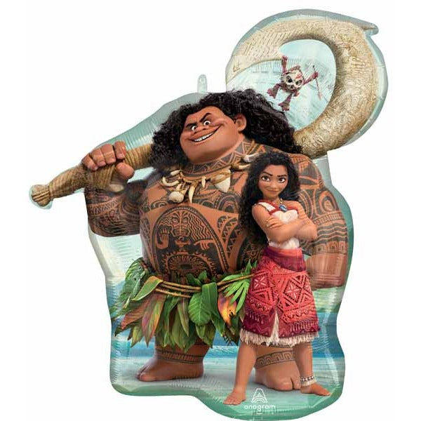 Disney Moana 2 Shaped Foil Balloon, 26 Inch