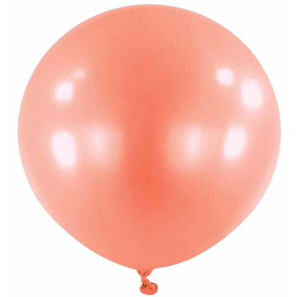 Anagram Strawberry Pink 24-Inch Latex Balloons, 4 Count