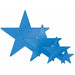 12-Inch Blue Foil Star Decoration