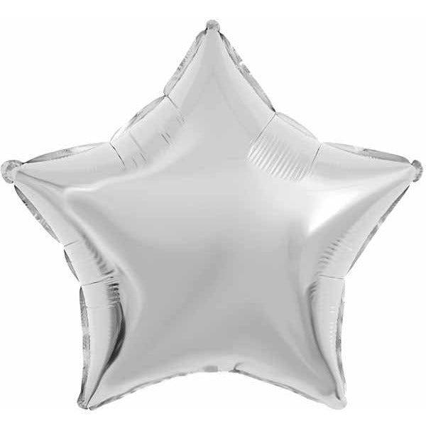DecoChamp 36" Silver Star Foil Balloon
