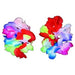 Multicolor Flower Wristbands, 1 Pair