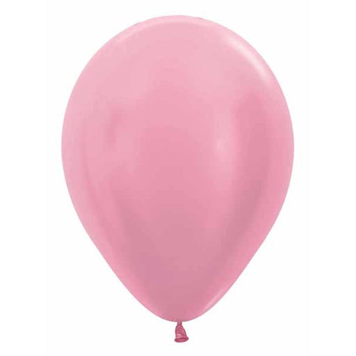 Sempertex Satin Pink 5-Inch Latex Balloons, 50 Count