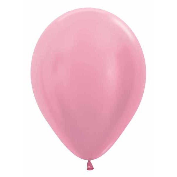 Sempertex Satin Pink 5-Inch Latex Balloons, 50 Count