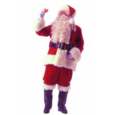 RED VELVETEEN SANTA SUIT(50-56)