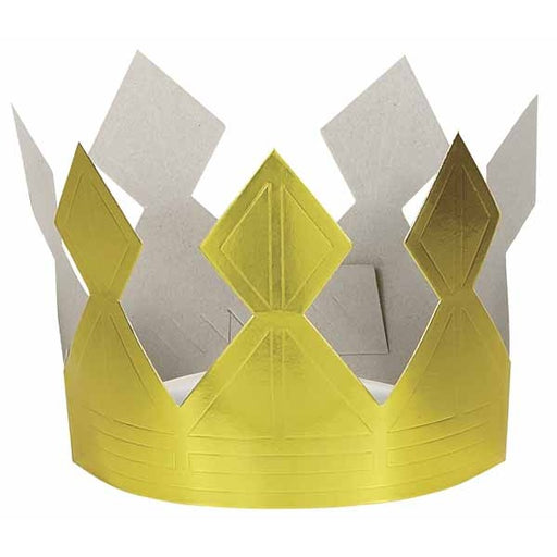 8"X4.5" GOLD FOIL CROWN 1PK