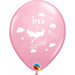 ITS A GIRL 11" 2-SD PINK 50/BG
