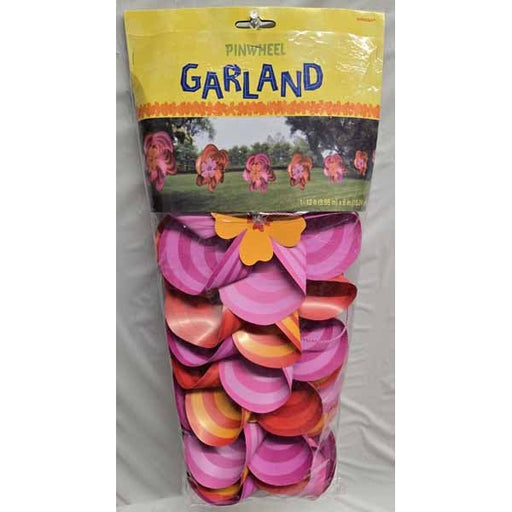 12 ft Pinwheel Garland