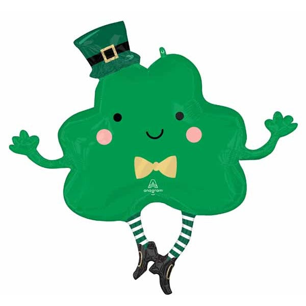Lucky Charm Shamrock 34-Inch Foil Balloon