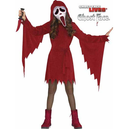 Crimson Ghost Face Child Costume, Size 14/16