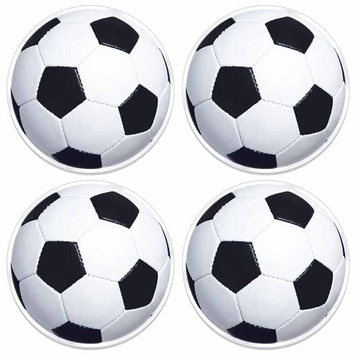 13-Inch Soccer Ball Plastic Placemats, 4-Pack