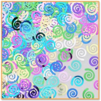 Curly Colors Multicolor Confetti, 0.5 oz