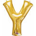 34 Inch Gold Letter Y Balloon