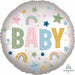 Natural Baby 18" Round Foil Balloon