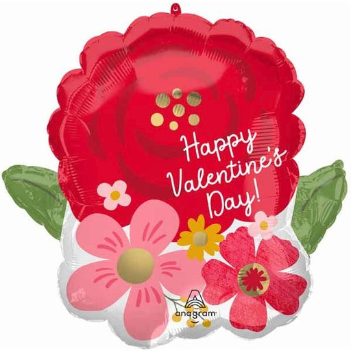 Valentine Florals 18" Foil Balloon