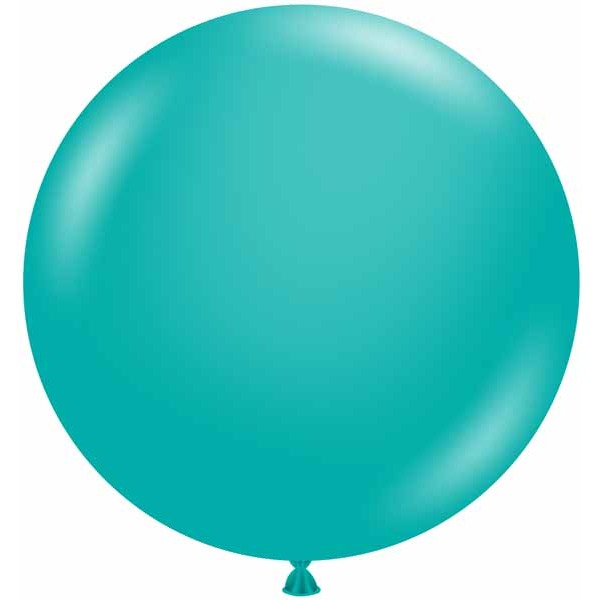 TUFTEX 36-Inch Teal Latex Balloons, 2-Pack