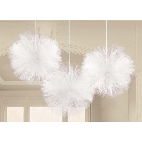 12" DELUXE TULLE DEC OR WHITE 3PK/9CS