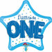 Fun to Be One Boy 36-Inch Foil Balloon
