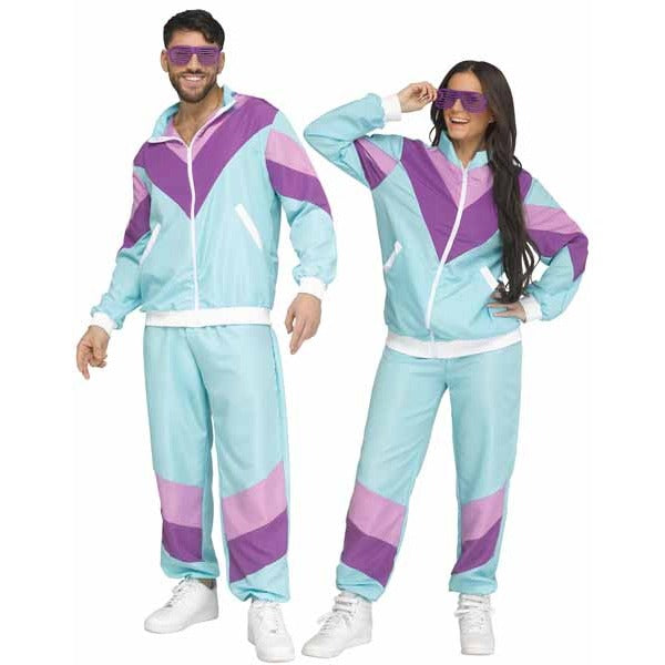 1980s Tracksuit Adult Costume, Small/Medium