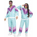 1980s Tracksuit Adult Costume, Small/Medium
