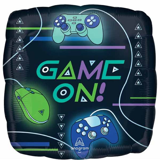 Game On 20-Inch Jumbo Square Foil Balloon