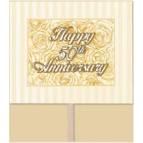 50th Anniversary Yard Sign