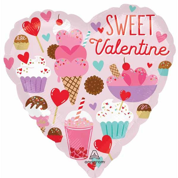 Sweet Valentine 18-Inch Foil Balloon