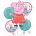 Peppa Pig Foil Balloon Bouquet