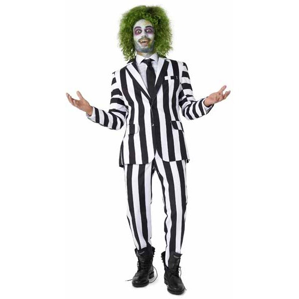 Suitmeister Men's Beetlejuice Costume Suit, Medium