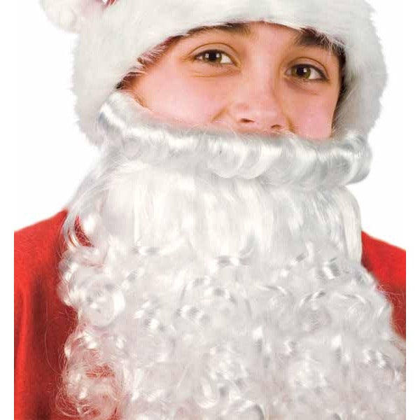 Child Santa Beard with Attached Mustache