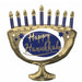 Elegant Menorah 29-Inch Foil Balloon