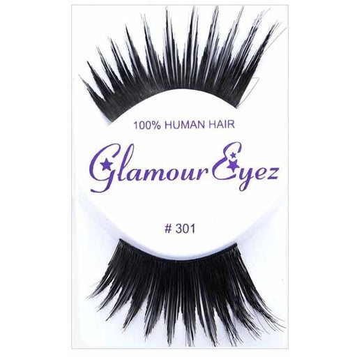 Glamour Eyez Regular #301 Black False Eyelashes