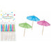 Assorted Cocktail Umbrella Toothpicks, 10 Pack