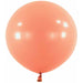Fashion Coral 24-Inch Latex Balloons, 4-Pack