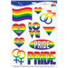 Pride Peel 'N Place Decorations, 10 per Sheet